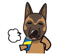 iinu - Belgian Shepherd Malinois sticker #11401662