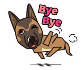 iinu - Belgian Shepherd Malinois sticker #11401663