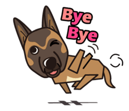 iinu - Belgian Shepherd Malinois sticker #11401663