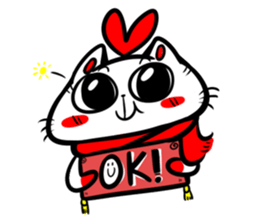 CAT life of HuHu sticker #11401680