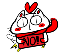 CAT life of HuHu sticker #11401681