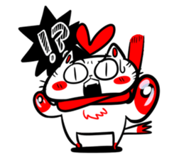 CAT life of HuHu sticker #11401683