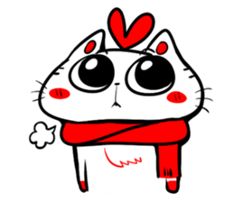 CAT life of HuHu sticker #11401689