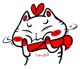 CAT life of HuHu sticker #11401692