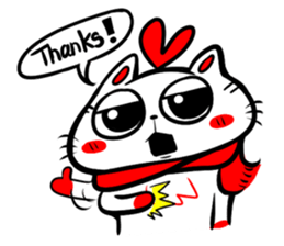 CAT life of HuHu sticker #11401694