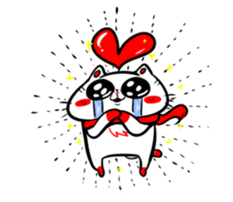 CAT life of HuHu sticker #11401699