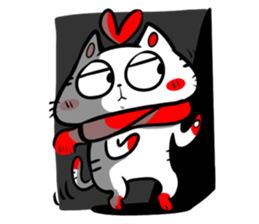 CAT life of HuHu sticker #11401703