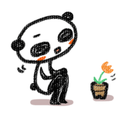 sweet pannda sticker #11402876