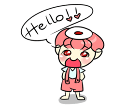 Lovely Bulu-boy and Piku-girl sticker #11402944