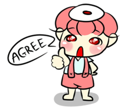 Lovely Bulu-boy and Piku-girl sticker #11402948