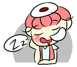 Lovely Bulu-boy and Piku-girl sticker #11402957