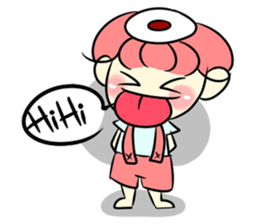 Lovely Bulu-boy and Piku-girl sticker #11402977