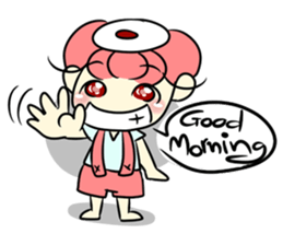 Lovely Bulu-boy and Piku-girl sticker #11402982