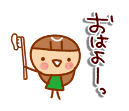 Cute girls' Sticker sticker #11403304