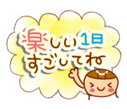 Cute girls' Sticker sticker #11403308