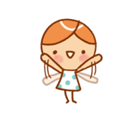 Cute girls' Sticker sticker #11403311