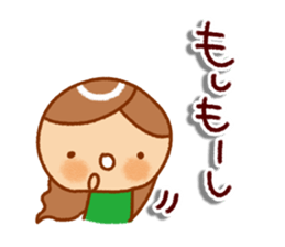 Cute girls' Sticker sticker #11403312