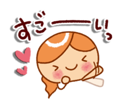 Cute girls' Sticker sticker #11403315