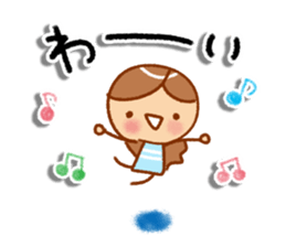 Cute girls' Sticker sticker #11403316