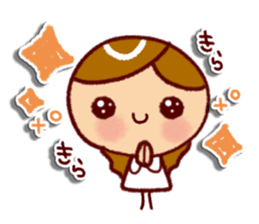 Cute girls' Sticker sticker #11403326