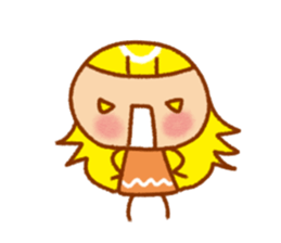 Cute girls' Sticker sticker #11403327