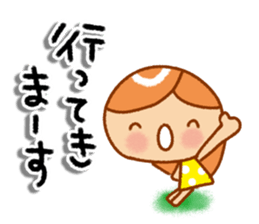 Cute girls' Sticker sticker #11403330