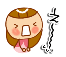 Cute girls' Sticker sticker #11403336