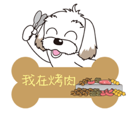 2 Shih Tzu Brothers-Where are you? sticker #11403718