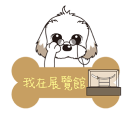 2 Shih Tzu Brothers-Where are you? sticker #11403738