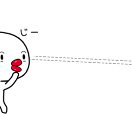 thick lips [taraco] sticker #11404178