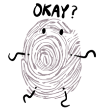 Fingerprints sticker #11405312