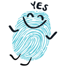 Fingerprints sticker #11405313