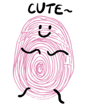 Fingerprints sticker #11405323