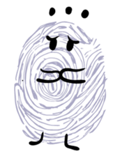 Fingerprints sticker #11405325