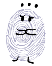Fingerprints sticker #11405325