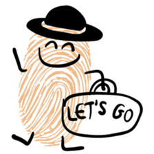Fingerprints sticker #11405328