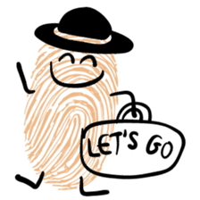 Fingerprints sticker #11405328