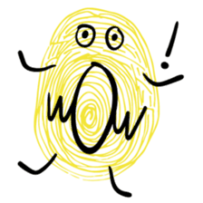 Fingerprints sticker #11405337