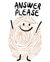 Fingerprints sticker #11405338