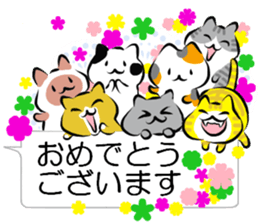 speech bubble and 117cats sticker #11405476