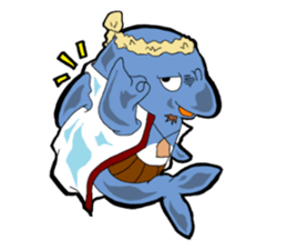 Dolphin father sticker #11406185