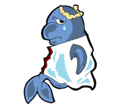 Dolphin father sticker #11406186