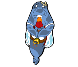 Dolphin father sticker #11406194