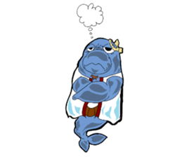 Dolphin father sticker #11406197