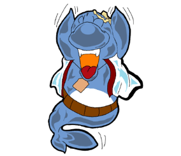 Dolphin father sticker #11406200