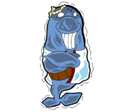 Dolphin father sticker #11406201