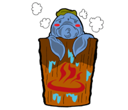 Dolphin father sticker #11406205