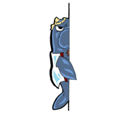 Dolphin father sticker #11406207