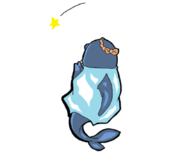 Dolphin father sticker #11406209