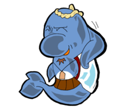 Dolphin father sticker #11406210